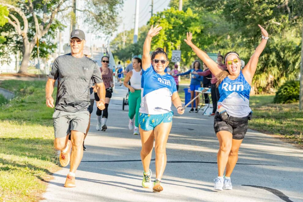 finishing a marathon