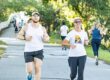 friends running together